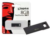PEN DRIVE 8GB DATA TRAVEVELER SE7 USB2.0 PRETO KE-U768G-3BK - KINGSTON