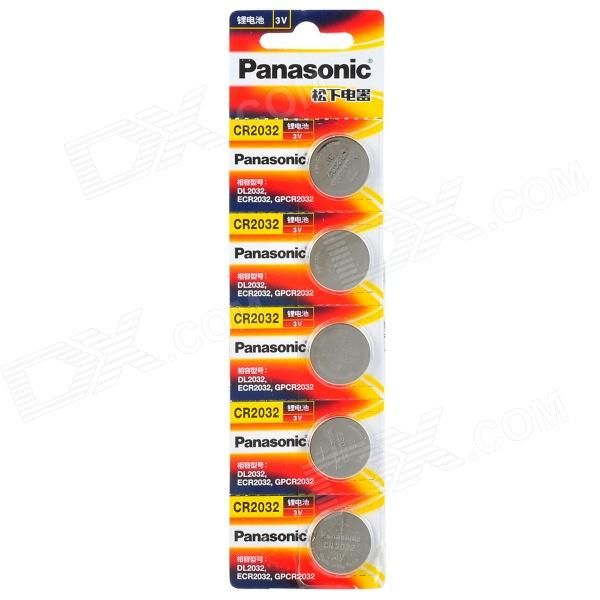 Botão bateria de lítio Panasonic CR2032 3 V