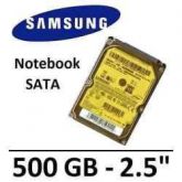 HD NOTEBOOK 500GB SAMSUNG SATAII 5400RPM