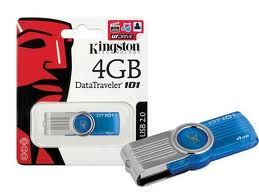 P. DRIVE 4GB DT101G2/4GB KINGSTON AZUL