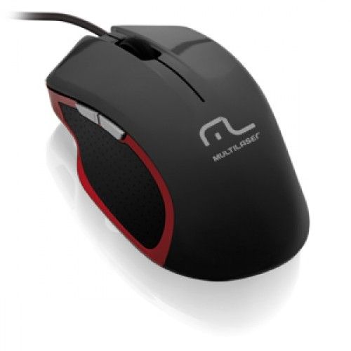 MOUSE XGAMER 2400 DPI 6 BOTÕES PRETO/VERMELHO USB MO196