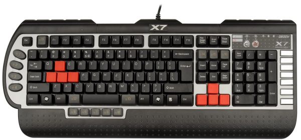 TECLADO USB MULT. GAMING 3XFAST X7 G800V PR A4T