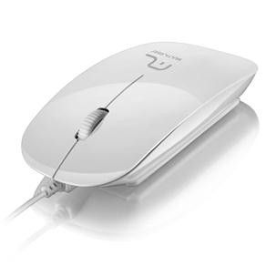 Mouse USB Óptico Slim Ice - MULTILASER - MO168