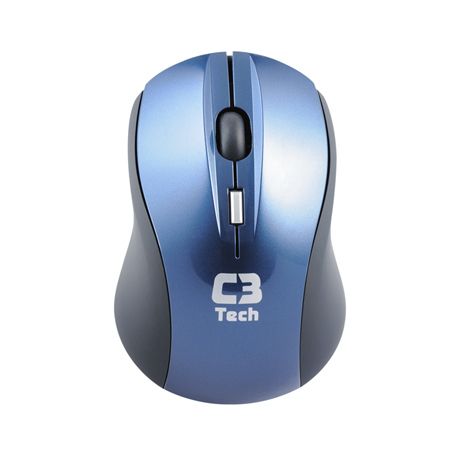 MOUSE S/ FIO RC/NANO M-W100 AZUL/ PRETO C3T