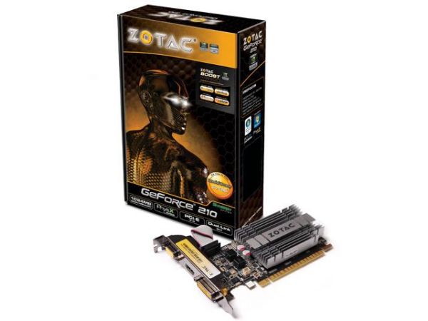 VGA PCI-E 1GB ZT GT210 DDR3 64 BITS VGA/HDMI/DVI