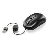 MOUSE USB MINI RETRATIL MS3208-2 PRETO C3T