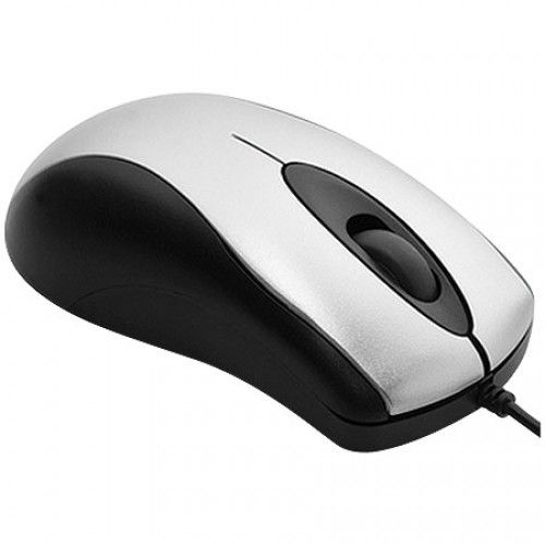 MOUSE PS2  MS3202-1 PRETO/PRATA COLETEK