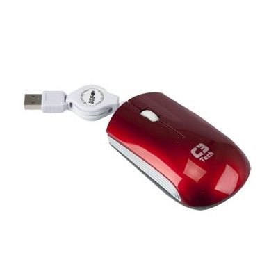 MOUSE USB RETRATIL MS3220-2 C3T ( AZUL / PRATA / VERMELHO )