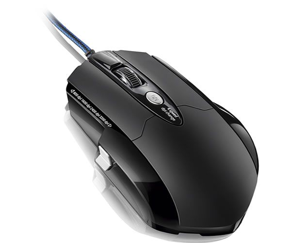 MOUSE PROF. GAMER WARRIOR PRO LASER 3200DPI USB MULTILASER M