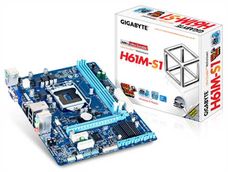 PLACA MÃE 1155 H61M-S1 S/V/R/I3/I5/I7/DDR3GIGABYTE 3ªGERAÇÃO