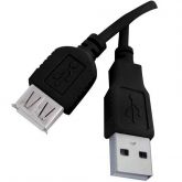 CABO EXTENSOR P/ USB 2.0 AM X AF 1.8MT PC-USB1802 PLUSCABLE